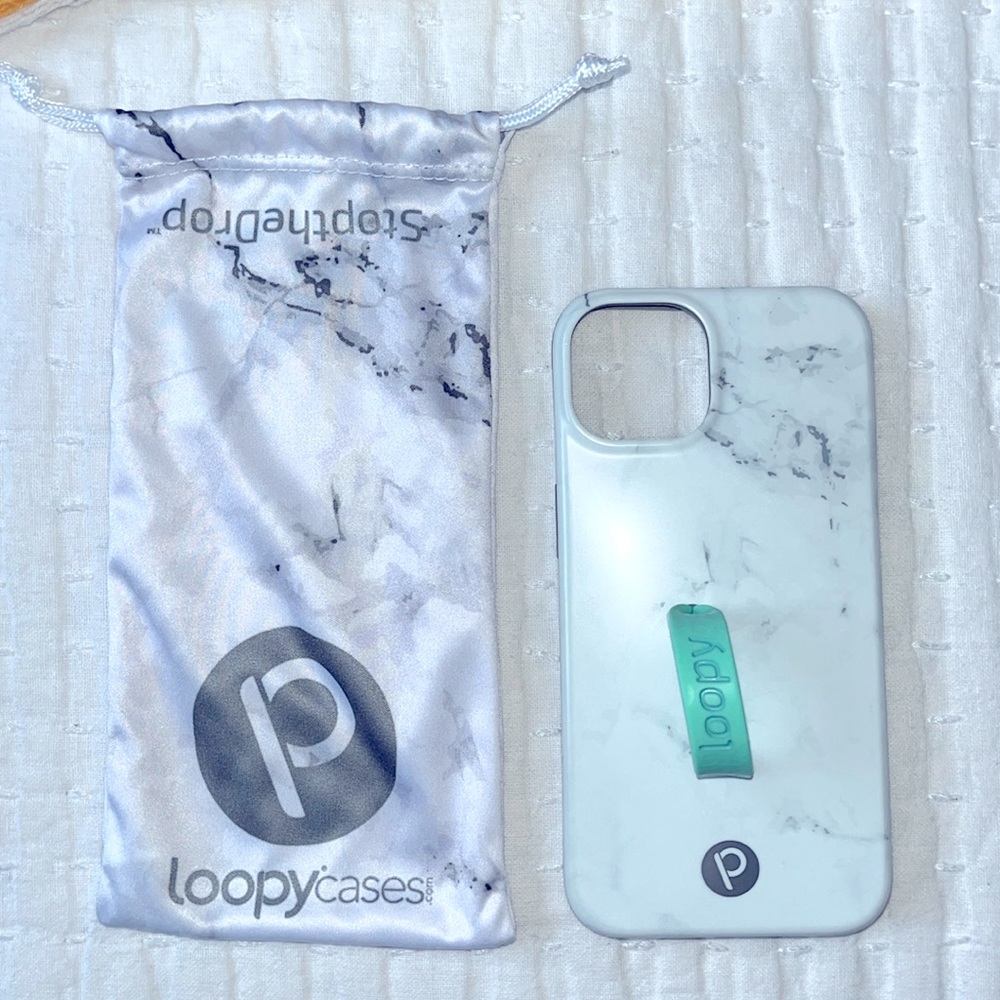 Loopy iPhone case iPhone 13 Marble Design